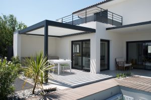 Pergola à Anglet réalisée par Ehia