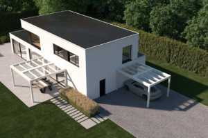 Ehia pergola verre Brustor B700