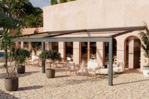 Ehia pergola toile retractable B128 Brustor